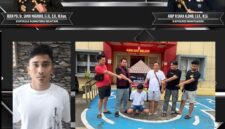 Tersangka saat diamankan di Polres Banyuasin. Foto: polisi.
