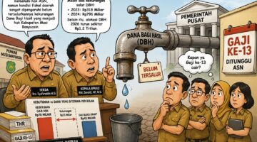 Pembayaran Gaji ke-13 ASN Menunggu Transfer DBH dari Pemerintah Pusat