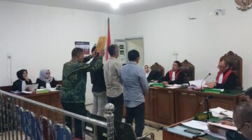 Saat para saksi dihadirkan di PN Tipikor Palembang, kamis (18/6/2026)