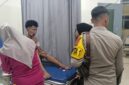  korban saat mendapatkan perawatan di rumah sakit Bari