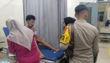 korban saat mendapatkan perawatan di rumah sakit Bari