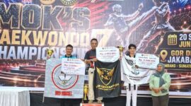 Raih 21 Emas, New Generation Taekwondo Sumsel Sabet Juara Umum MOK'S Taekwondo Championship 7