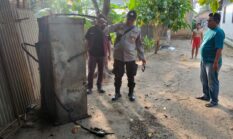 Diduga Dipicu Api Lilin, Satu Unit Pertamini di Toko Sembako Banyumas Asri Hangus Terbakar