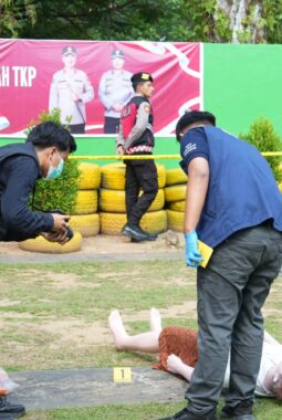 Simulasi TKP Jadi Arena Adu Ketangkasan, Kapolda Sumsel Uji Kemampuan Penyidik Polres Se-Sumsel
