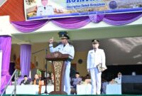 fhoto : walikota pagar alam jadi inspektur upacara hut kota ke-25