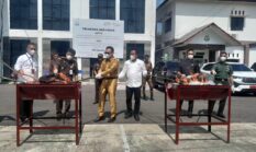Hukum Mati Bandar Narkoba, Barang Bukti Dimusnahkan Kejari Empat Lawang 