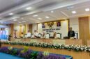 fhoto : ketua dan wakil ketua dprd bersama gubernur sumsel serta walikota dan wakil walikota pagar alam pimpin sidang paripurna hut kota pagar alam ke-25
