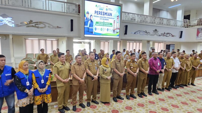 Wujudkan ‘Palembang Peduli’, Pemkot Palembang dan BPJS Ketenagakerjaan Resmikan 36 Agen Penggerak Jaminan Sosial