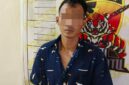Pelaku A.P saat diamankan. Foto: Polisi.