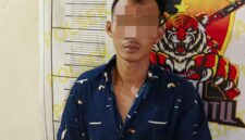 Pelaku A.P saat diamankan. Foto: Polisi.
