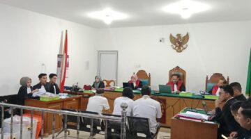 Saat Saksi Mahkota dan Ahli Dihadirkan disidang PN Tipikor Palembang, Selasa (23/6/2026)