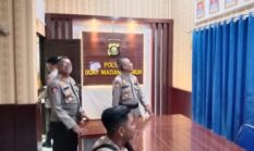 Sambut HUT Bhayangkara ke-80, Tim Polres OKU Timur Nilai Kebersihan Mako Polsek Buay Madang Timur
