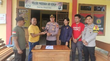 Warga Air Mayan Serahkan Senpi Rakitan ke Polisi, Dukung Ops Senpi Musi 2026