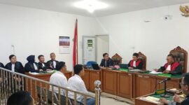 Saat JPU bacakan dakwaan keduanya Terdakwa disidang Tipikor Palembang, Kamis (25/6/2026)