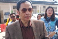 Tim Penasihat hukum Kholizol dan Raga, Darmadi Djufri SH MH saat di temui di PN Tipikor Palembang, Kamis (25/6/2026)