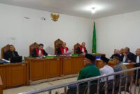 Saat para saksi dihadirkan disidang PN Palembang, Kamis (25/6/2026)