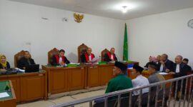 Saat para saksi dihadirkan disidang PN Palembang, Kamis (25/6/2026)