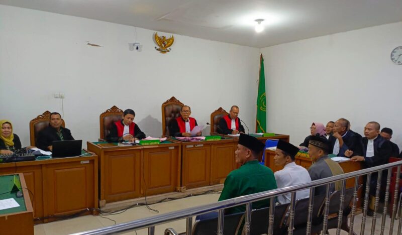 Saat para saksi dihadirkan disidang PN Palembang, Kamis (25/6/2026)
