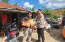 Foto : bantun sembako dari kapolsek sukarami
