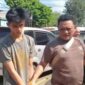 Foto:  pelaku digiring polisi