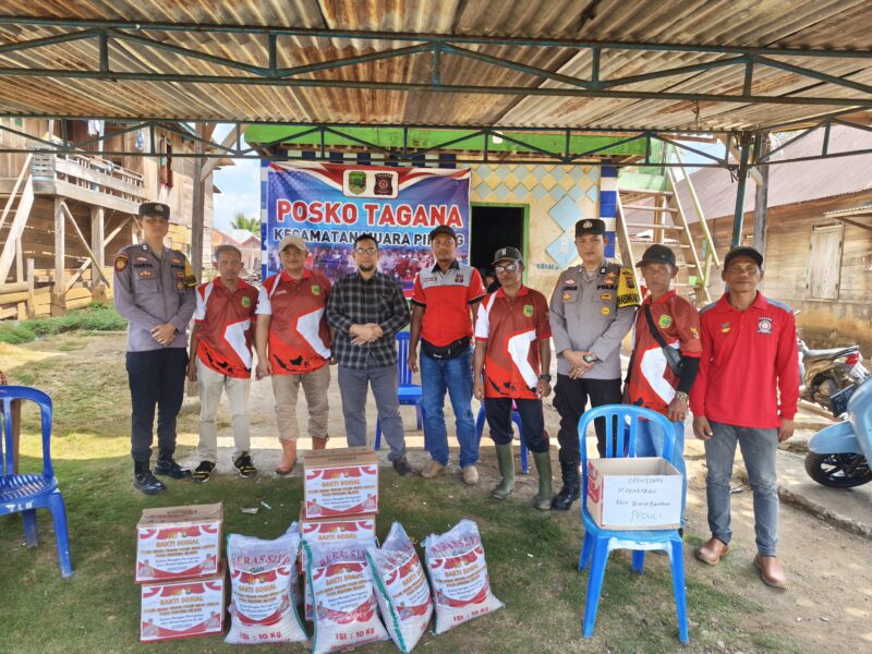 Peringati Hari Bhayangkara ke-80, Kapolres Empat Lawang Salurkan Bantuan untuk Korban Kebakaran di Muara Pinang