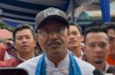 Menteri Sosial RI, Syaifullah Yusuf saat diwawancarai langsung usai acara Open House Sekolah Rakyat di SRMA 7 Palembang, Minggu (28/6/2026). Foto: Tia