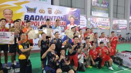 Foto tim badminton polda sumsel
