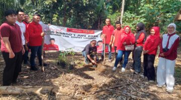 Bulan Bung Karno, PDIP Empat Lawang Gelar Aksi Sosial dan Penghijauan