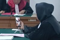 Saat Terdakwa dihadirkan secara virtual untuk mendengarkan tuntutan dari JPU, Senin (29/6/2026)