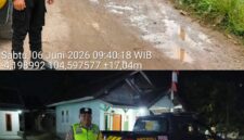 Personel Polsek Buay Madang Timur melakukan patroli KRYD untuk mengantisipasi tindak kejahatan 3C.