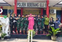 Foto Kowad Pom AD.kunjungi  polsek SU 2 Palembang