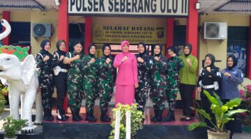 Foto Kowad Pom AD.kunjungi polsek SU 2 Palembang