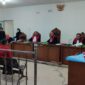Saat terdakwa dihadirkan disidang PN Palembang, Rabu (1/7/2026)