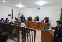 Ketika JPU bacakan surat dakwaan perkara dugaan tindak pidana korupsi pembangunan Gedung Guest House Universitas Islam Negeri (UIN) Raden Fatah Palembang, Kamis (2/7/2026)
