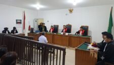 Ketika JPU bacakan surat dakwaan perkara dugaan tindak pidana korupsi pembangunan Gedung Guest House Universitas Islam Negeri (UIN) Raden Fatah Palembang, Kamis (2/7/2026)