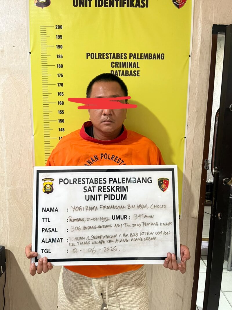 Bobol Rumah Saat Korban Berjualan, Pria di Palembang Dibekuk Polisi