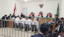 Suasana sidang di PN Tipikor Palembang Kamis (2/7/2026) Kasus dugaan Korupsi Disperkimtan Palembang
