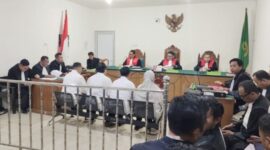 Suasana sidang di PN Tipikor Palembang Kamis (2/7/2026) Kasus dugaan Korupsi Disperkimtan Palembang