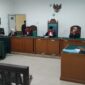 Saat majelis hakim Jatuhkan putusan terhadap terdakwa M Akep pada sidang yang digelar di PN Palembang, Kamis (2/7/2026)