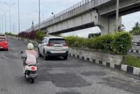 Jalan Gubernur H.A. Bastari, Kecamatan Jakabaring, Palembang. Foto: istimewa