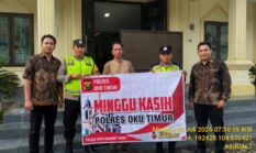 Polsek Buay Madang Timur Amankan Ibadah ‘Minggu Kasih’ di Gereja Trinitas Bangun Sari