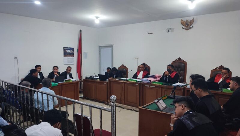 Saat kedua terdakwa memberikan keterangan disidang Tipikor Senin (6/7/2026)