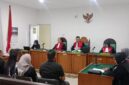 Saat lima orang saksi dihadirkan di sidang PN Palembang, Senin (6/7/2026)