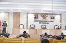 fhoto :paripurna dprd kota pagar alam dengan agenda laporan komisi terhadap raperda lpp apbd kota pagar alam tahun 2025