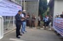 Saat SIRA dan PST gelar aksi damai di kejati Sumsel, Selasa (7/7/2026)