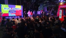 Ribuan Warga Padati Nobar Resmi Piala Dunia 2026 di TVRI Sumsel, UMKM Lokal Kebanjiran Pengunjung
