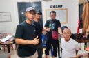 Pelaku saat diamankan di Polda Sumsel.