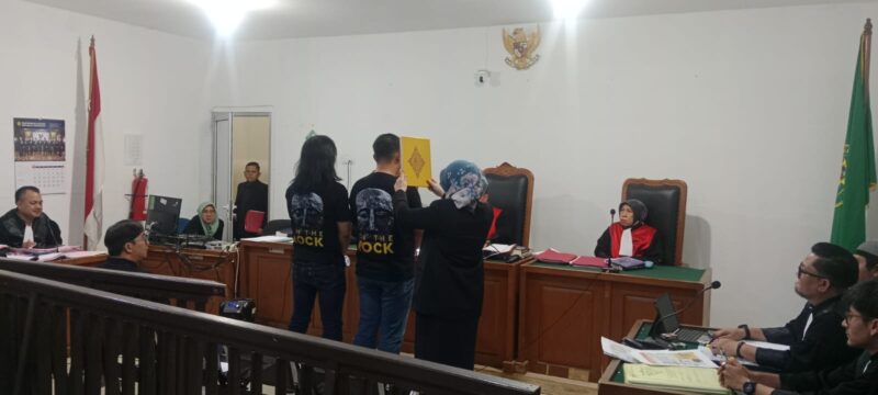 Saat para saksi dihadirkan disidang PN Palembang, Selasa (7/7/2026)