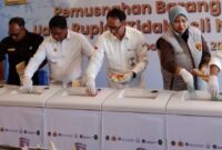Botasupal Sumsel Musnahkan 24.476 Lembar Uang Palsu Temuan Selama Tujuh Tahun