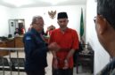Saat terdakwa Hermanto dihadirkan disidang PN Palembang, Rabu (8/7/2026)